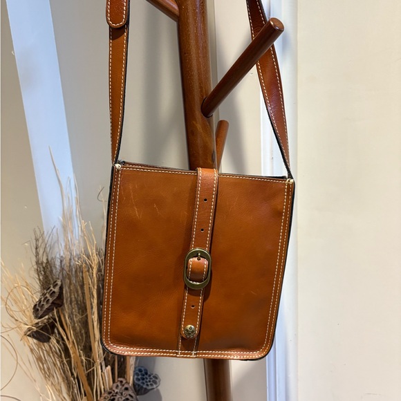 Patricia Nash Brown Leather Crossbody with Adjustable Strap - Picture 8 of 15